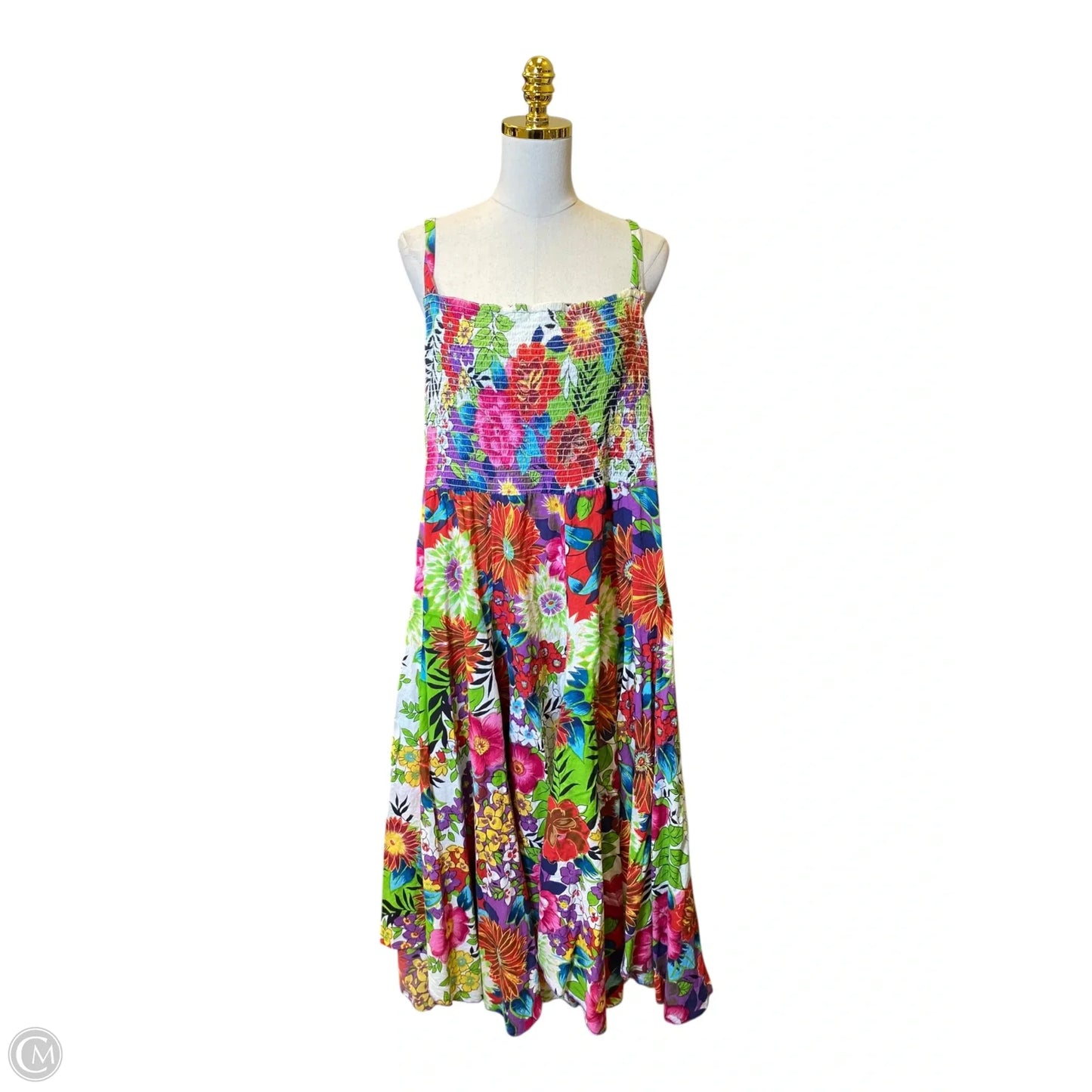 Dress Casual Maxi By Clothes Mentor In Floral Print, Size: 3x