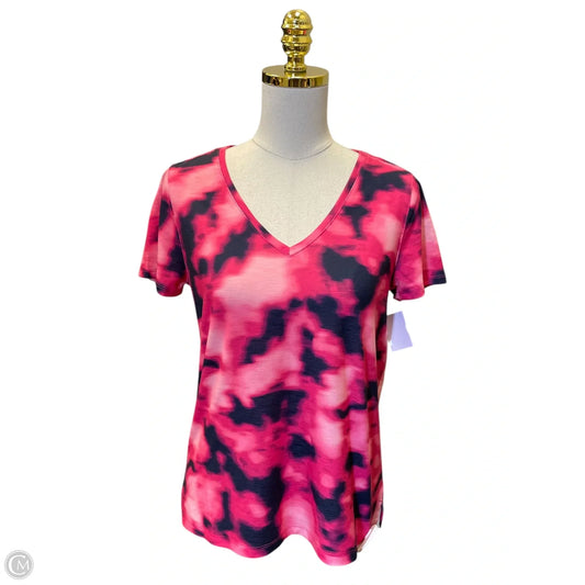 Top Short Sleeve By Chicos In Multi-colored, Size: S