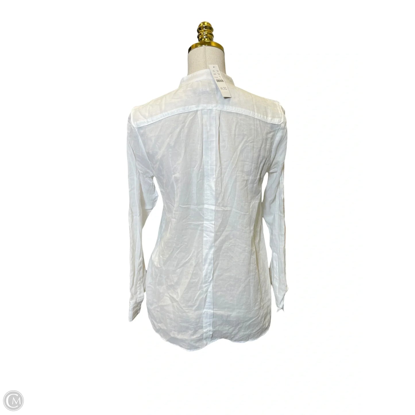 Top Long Sleeve By J. Crew In White, Size: S