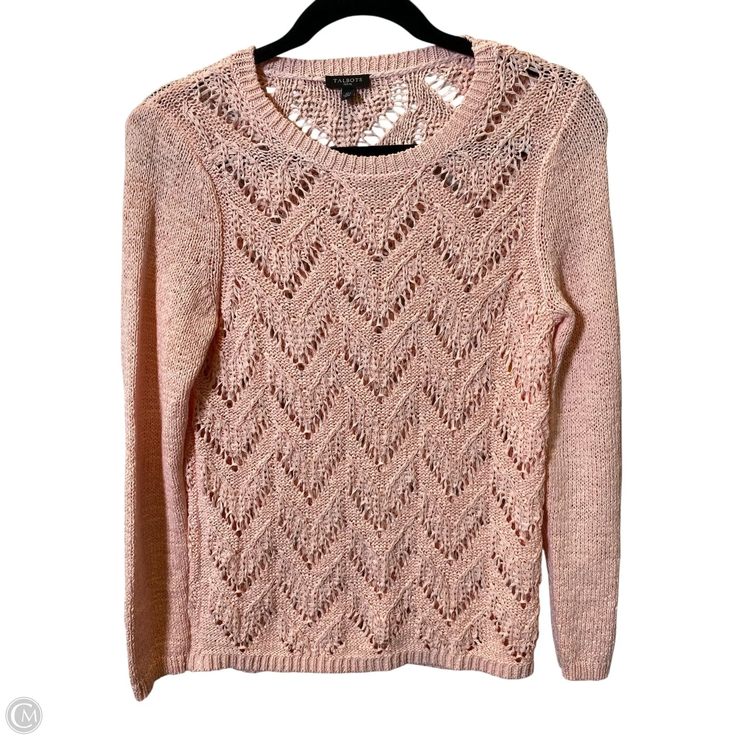 Sweater By Talbots In Pink, Size: S