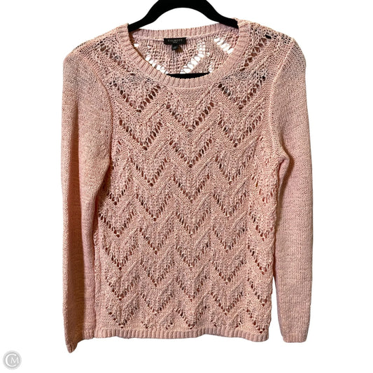 Sweater By Talbots In Pink, Size: S