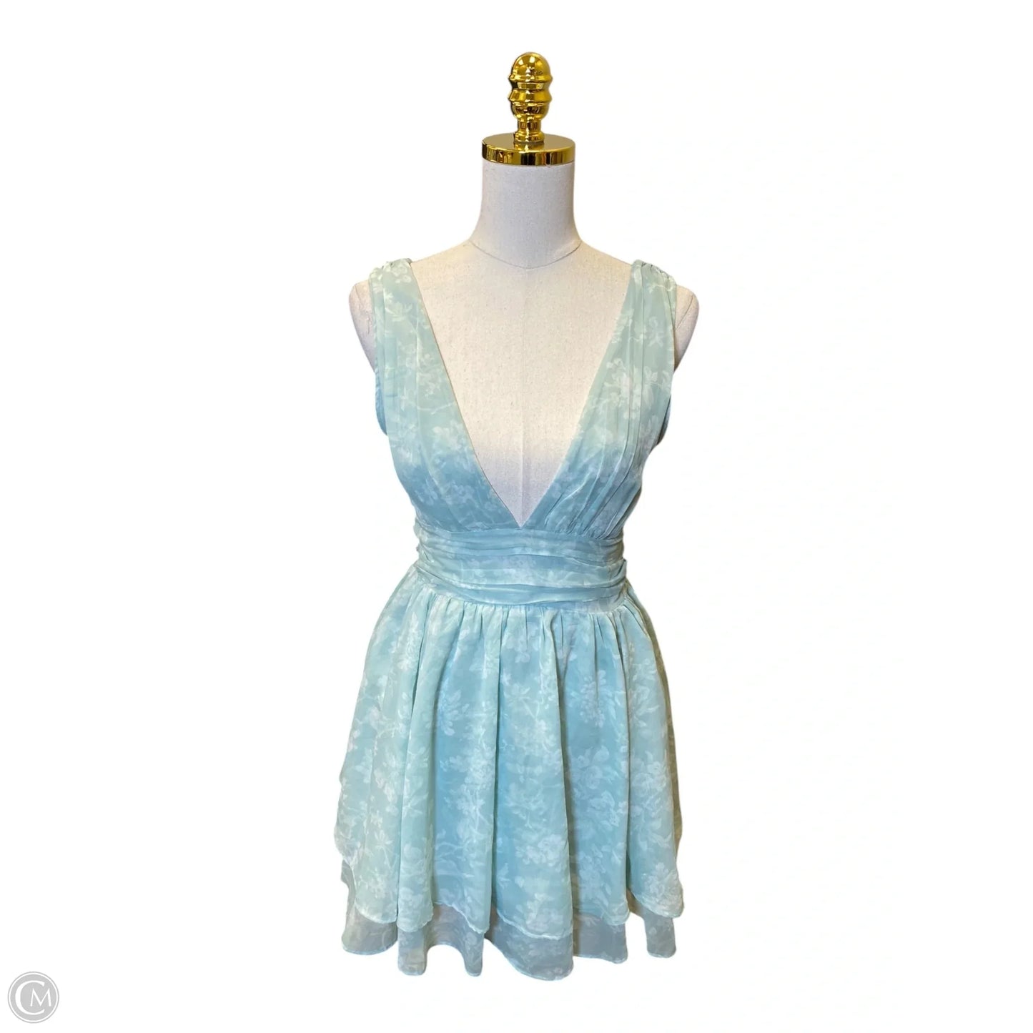 Dress Casual Midi By Abercrombie And Fitch In Teal, Size: S