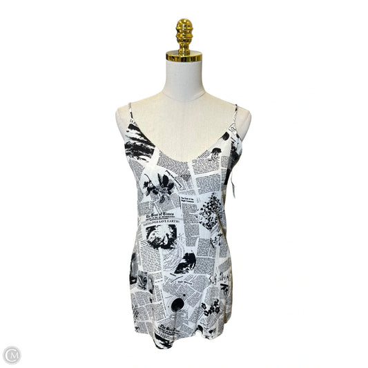 Dress Casual Midi By Reformation In Black & White, Size: S