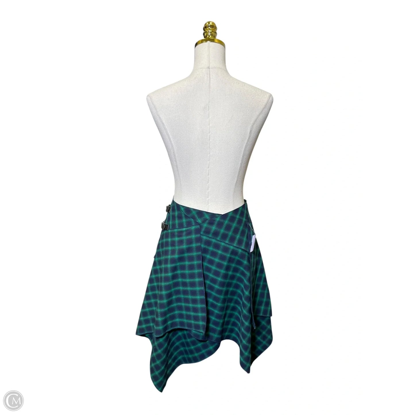 Skirt Midi By Clothes Mentor In Plaid Pattern, Size: Xs