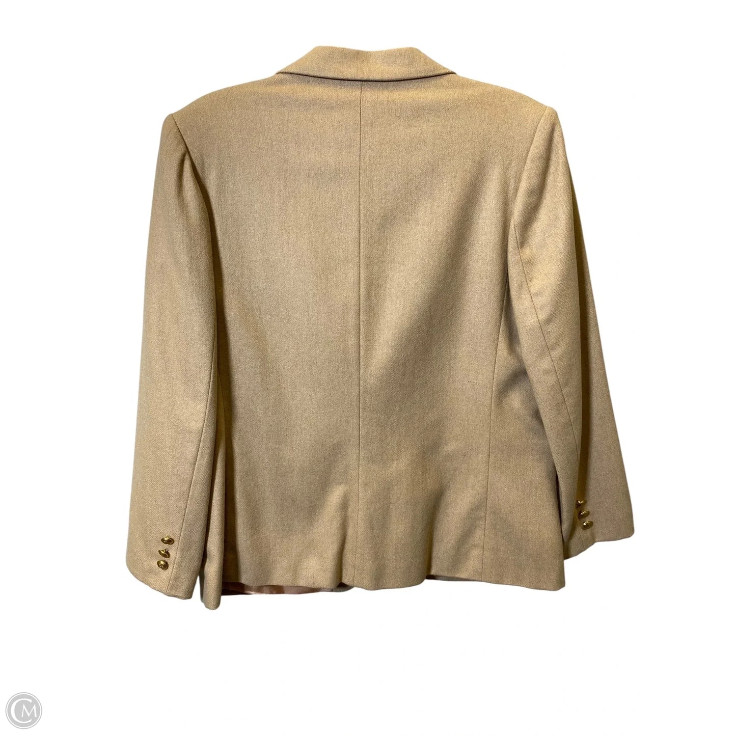 Blazer By Clothes Mentor In Beige, Size: Xl