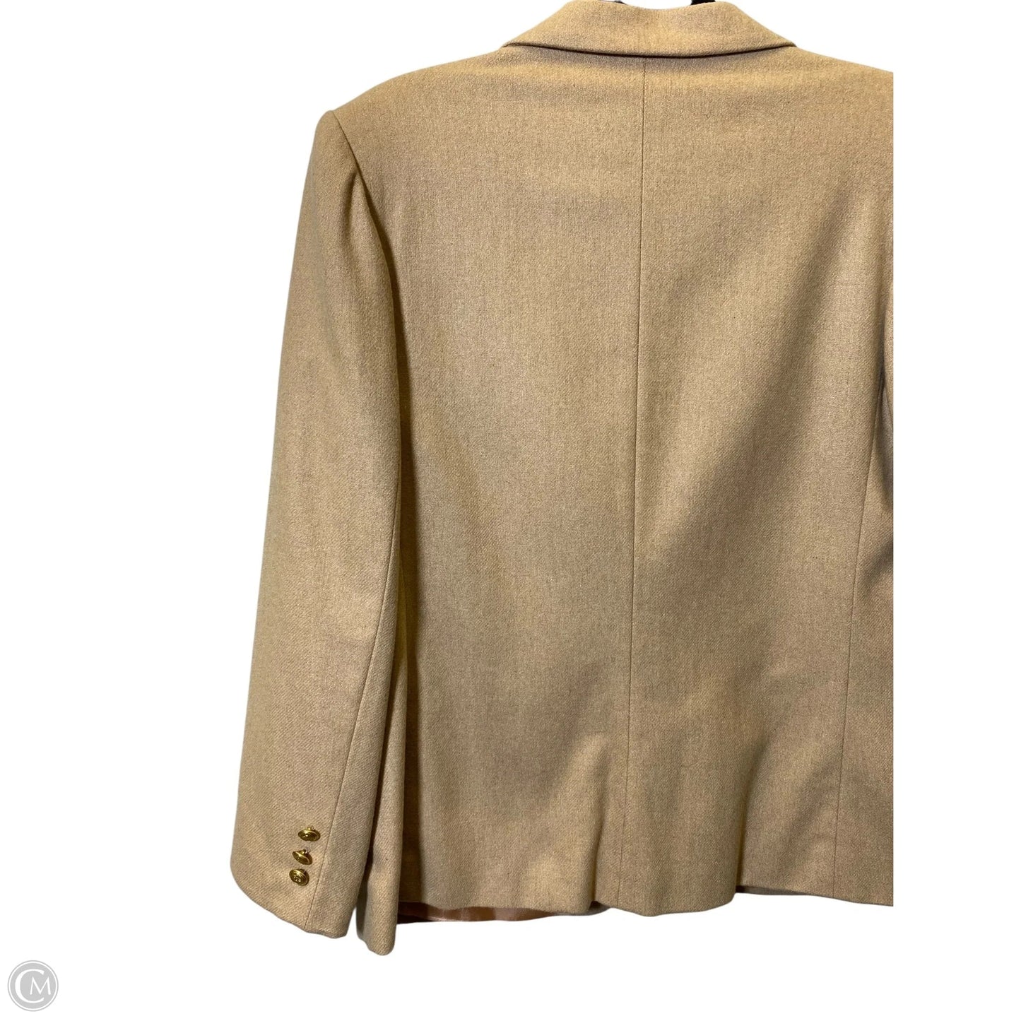 Blazer By Clothes Mentor In Beige, Size: Xl