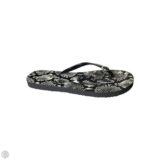 Sandals Designer By Tory Burch In Snakeskin Print, Size: 7