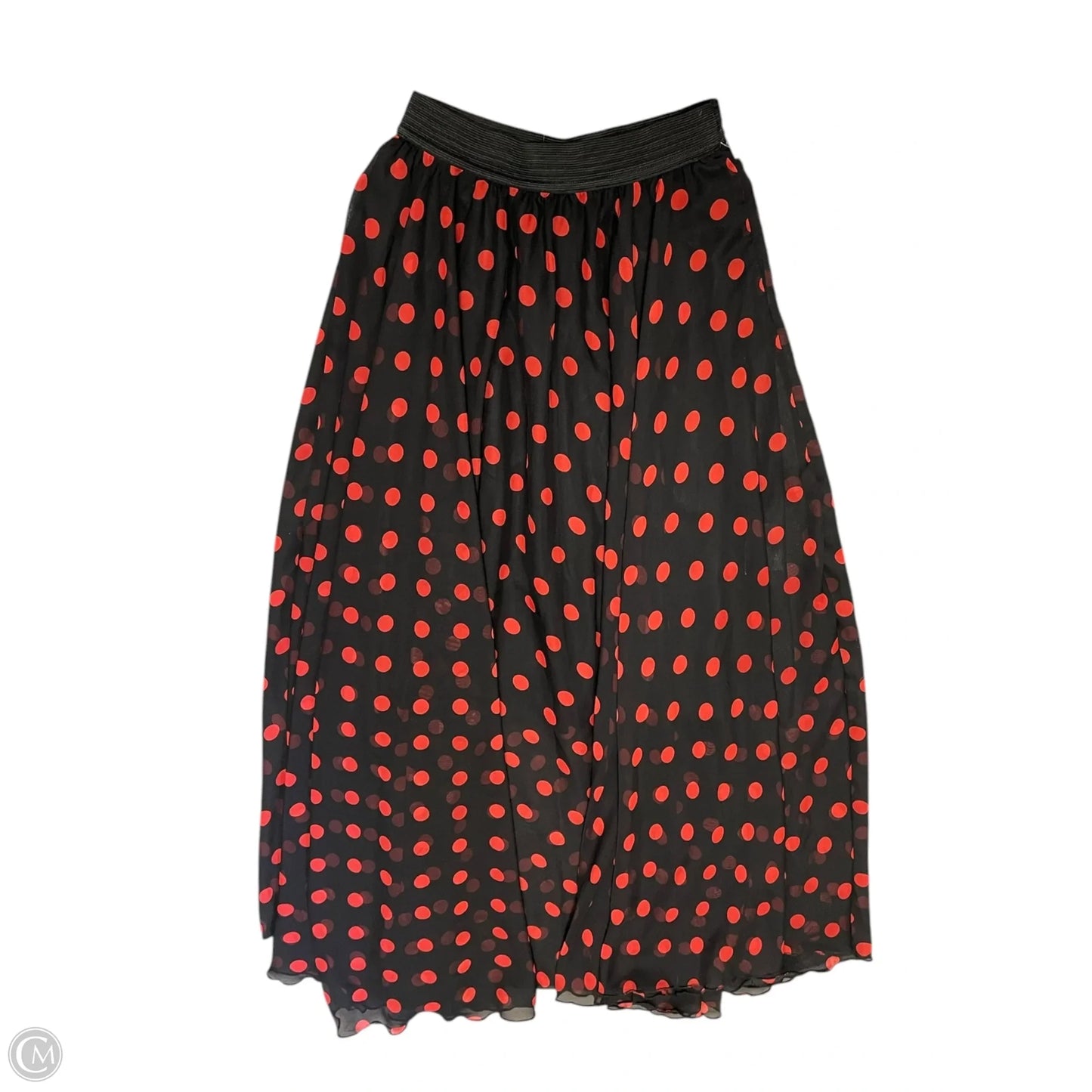 Skirt Maxi By Clothes Mentor In Polkadot Pattern, Size: S