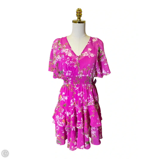 Dress Casual Midi By Taylor In Floral Print, Size: 2