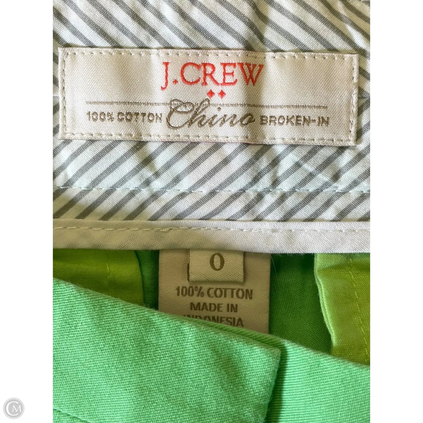 Shorts By J. Crew In Green, Size: 0
