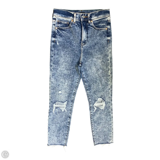 Jeans Skinny By Express In Blue Denim, Size: 2
