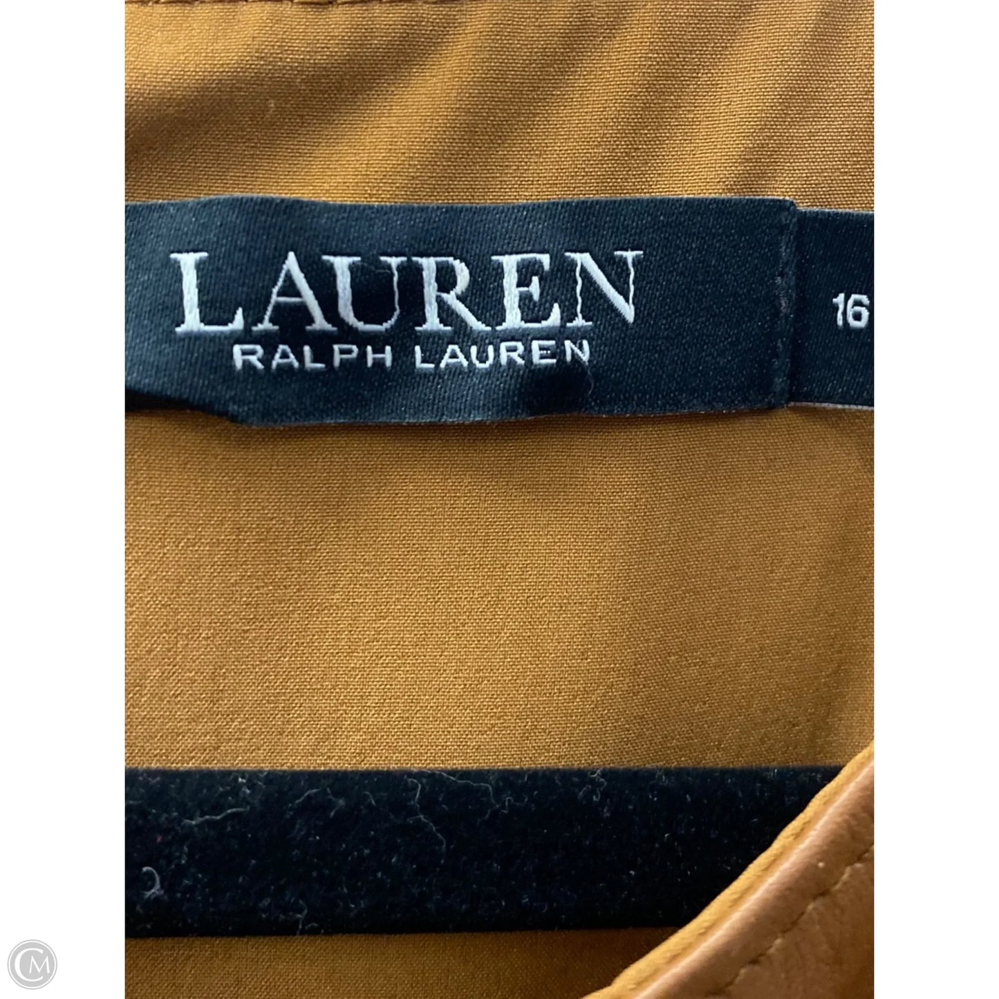Dress Casual Midi By Lauren By Ralph Lauren In Brown, Size: 16