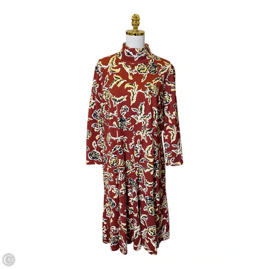 Dress Casual Midi By Clothes Mentor In Multi-colored, Size: 2x