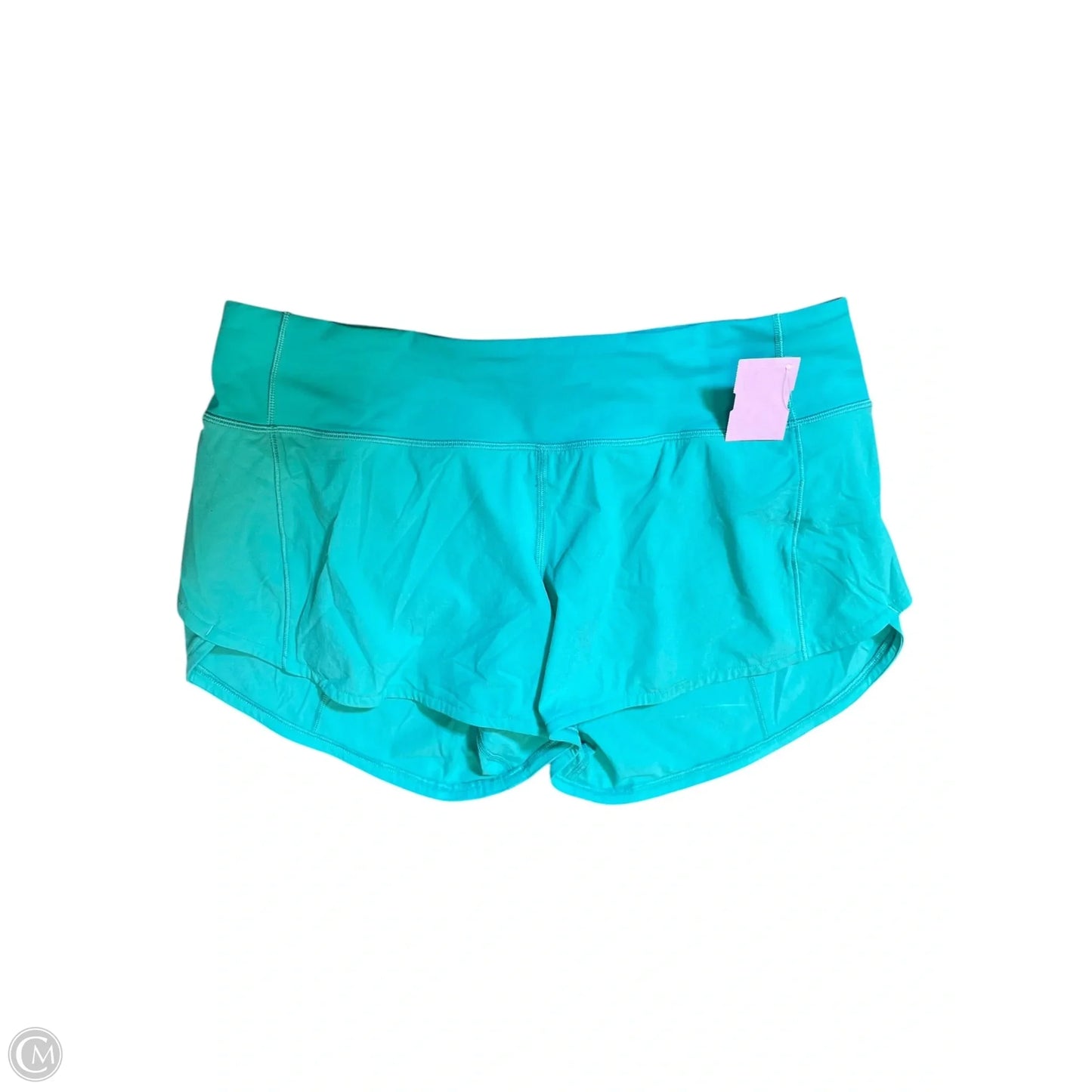 Athletic Shorts By Lululemon In Teal, Size: 6