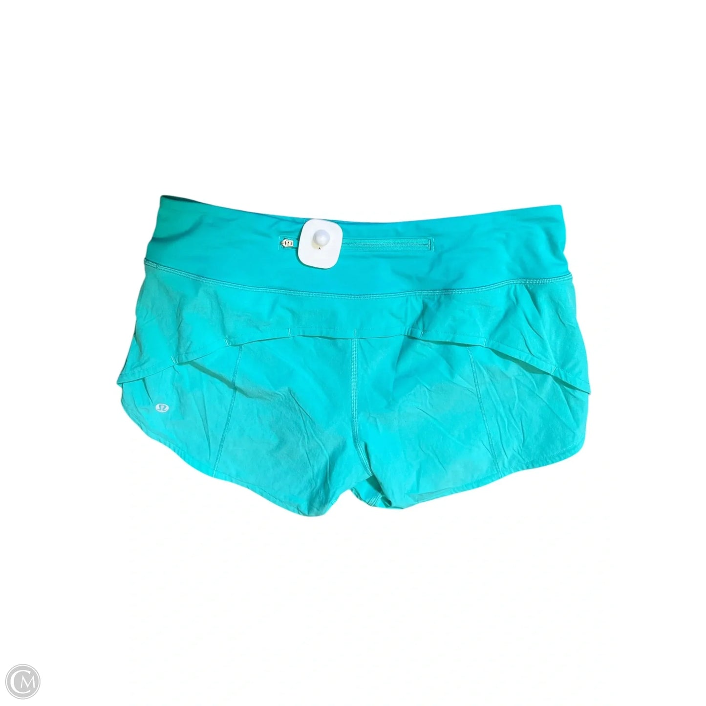 Athletic Shorts By Lululemon In Teal, Size: 6