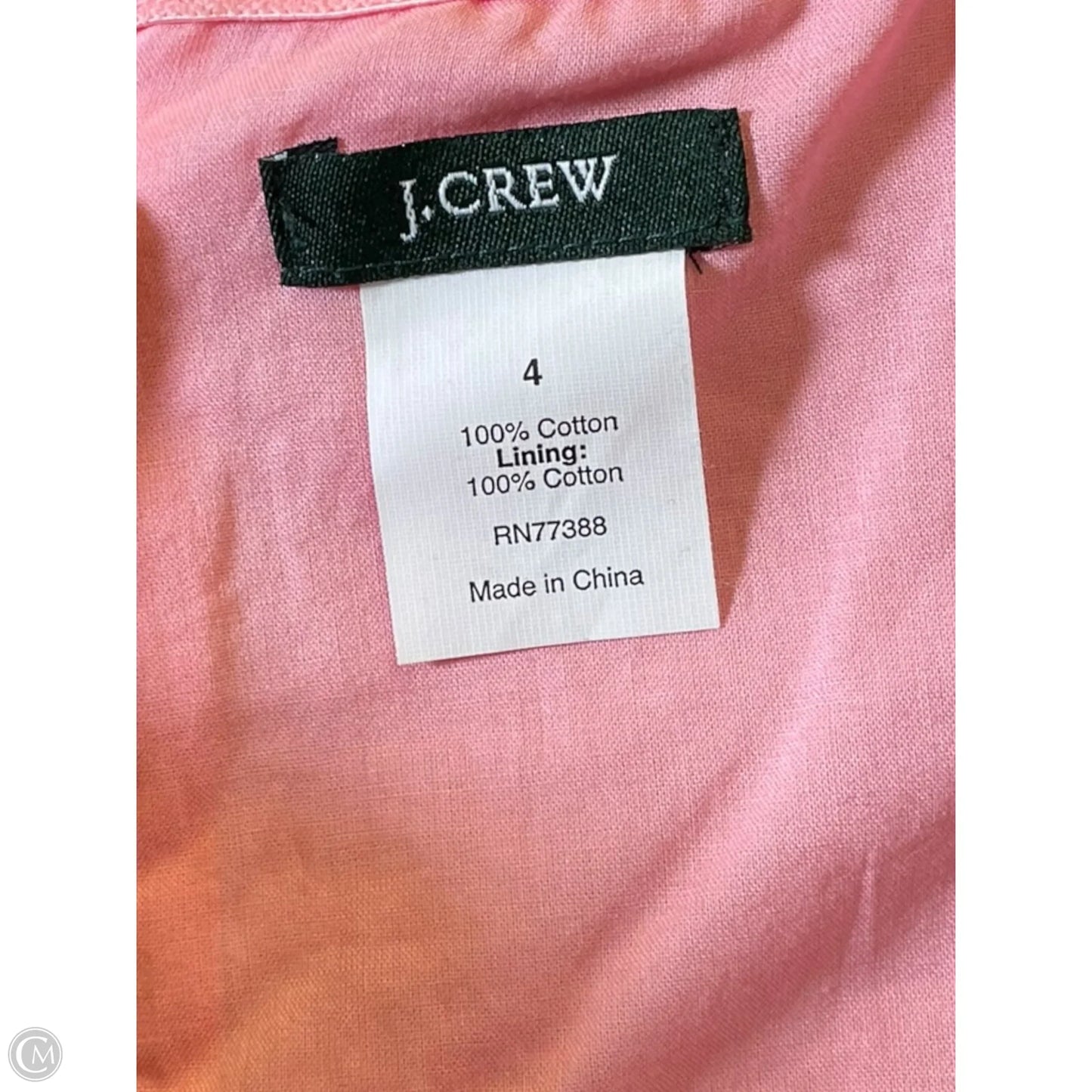Dress Casual Midi By J. Crew In Pink, Size: 4