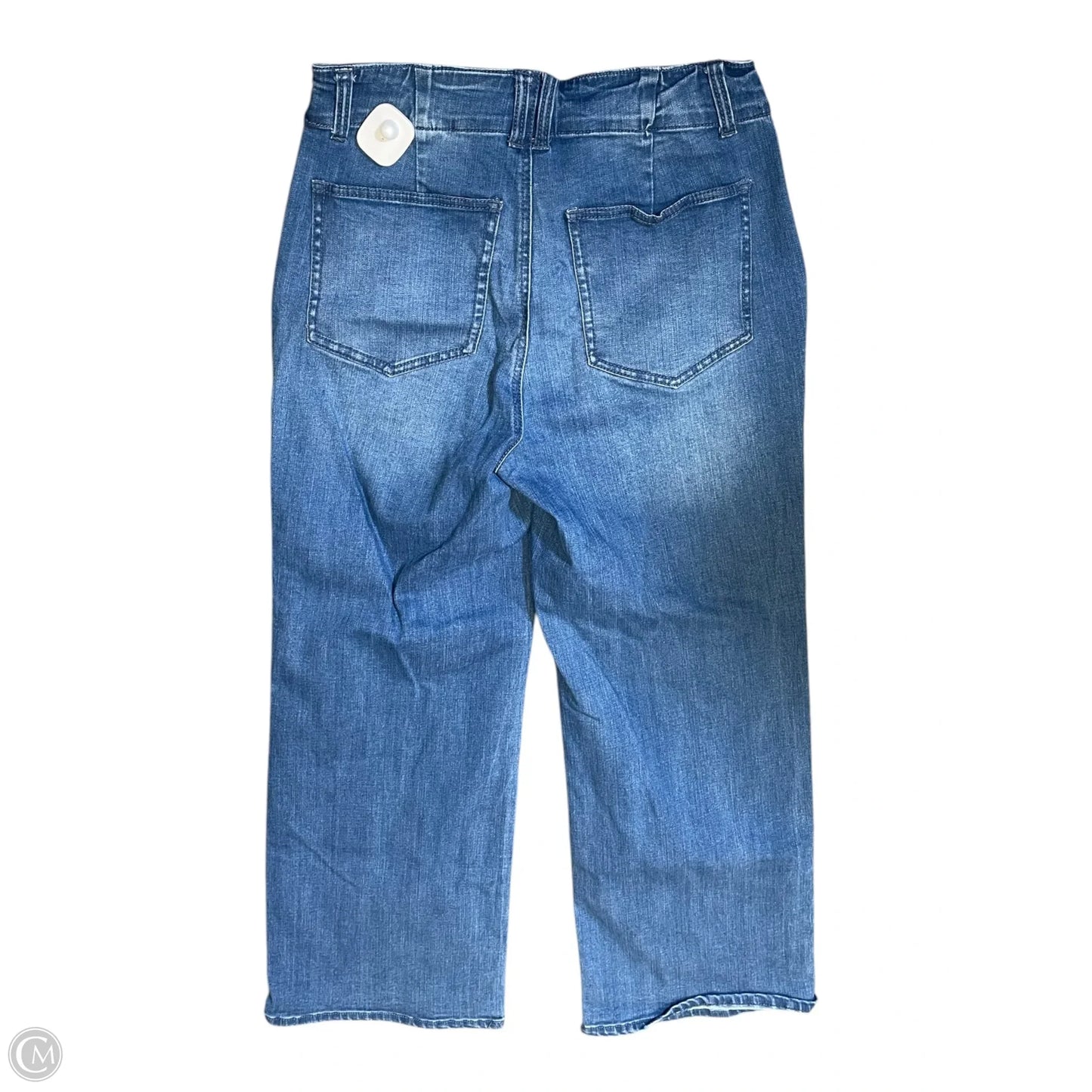 Jeans Wide Leg By Draper James In Blue Denim, Size: 10