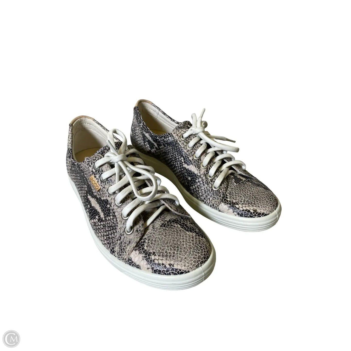 Shoes Flats By Ecco In Snakeskin Print, Size: 7.5
