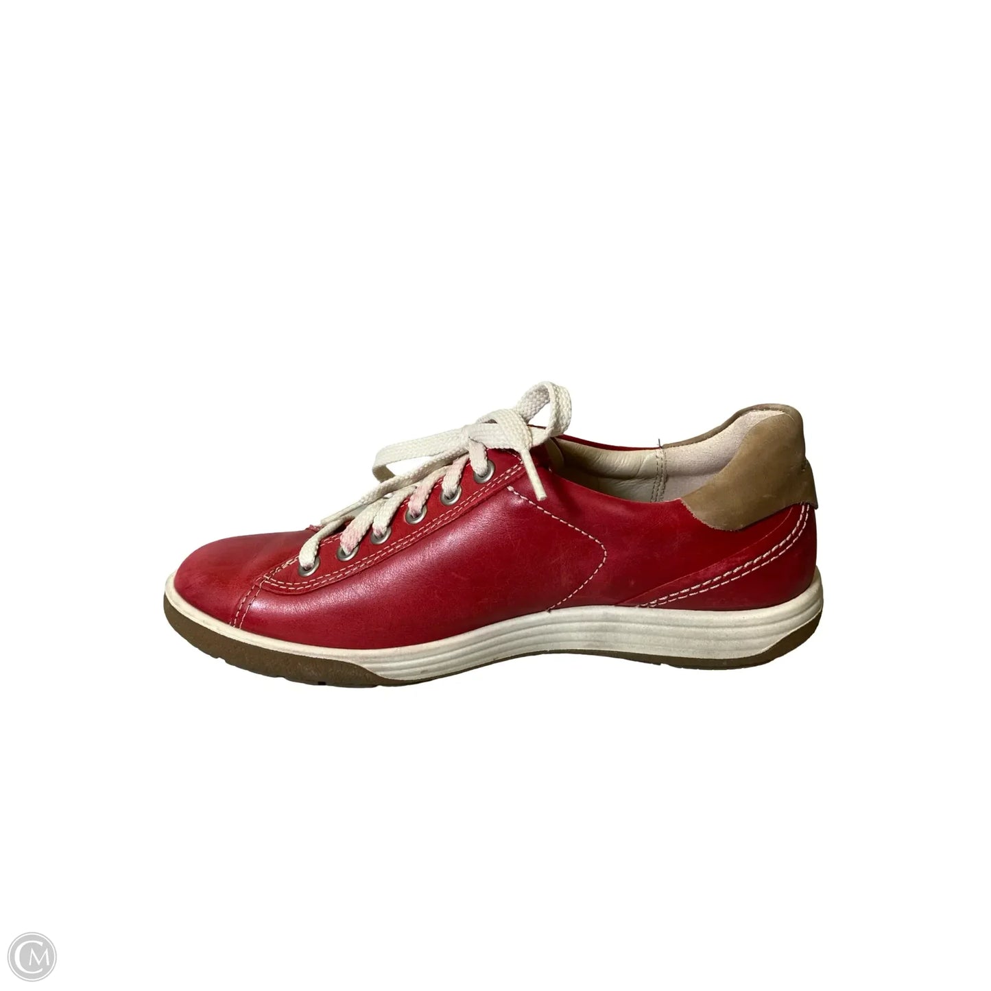 Shoes Flats By Ecco In Red, Size: 7.5