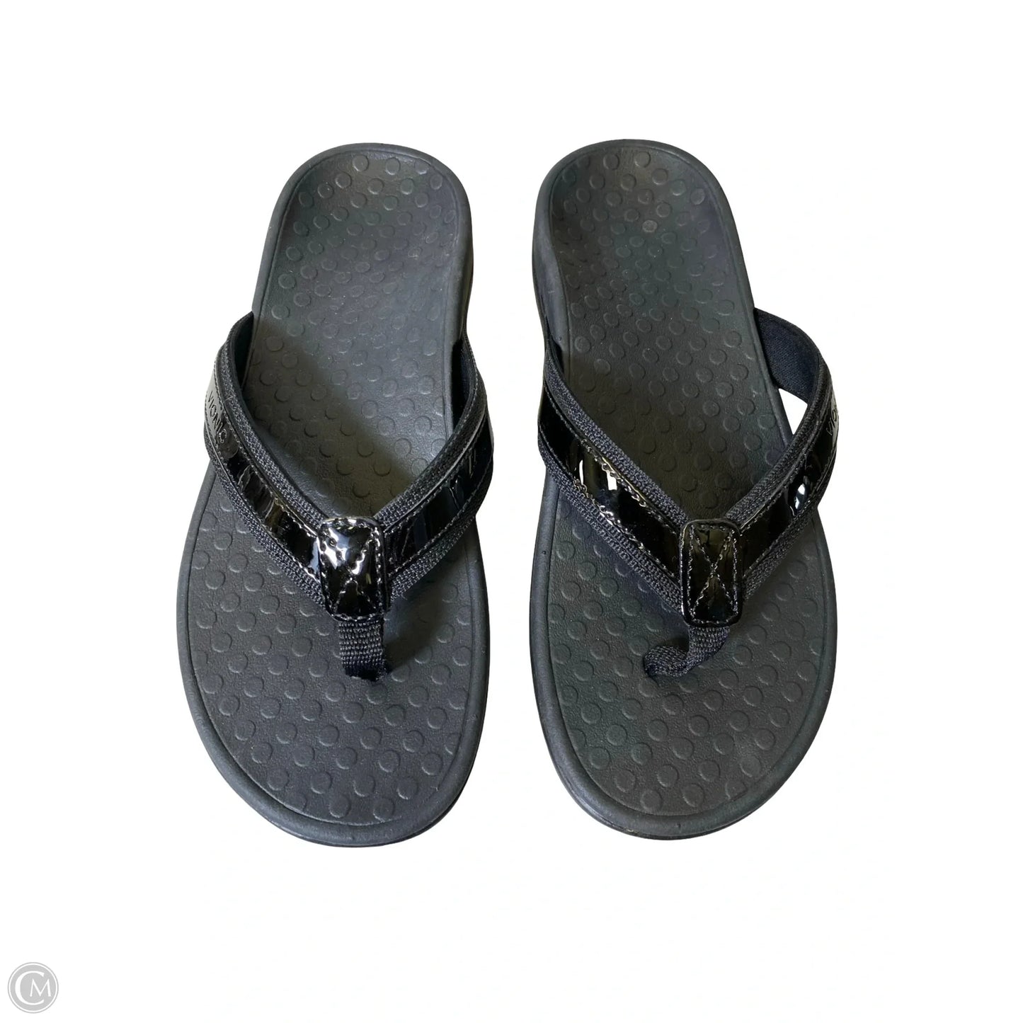 Sandals Flats By Vionic In Black, Size: 7