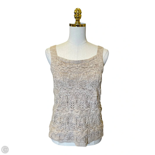 Top Sleeveless By J. Jill In Beige, Size: Xs