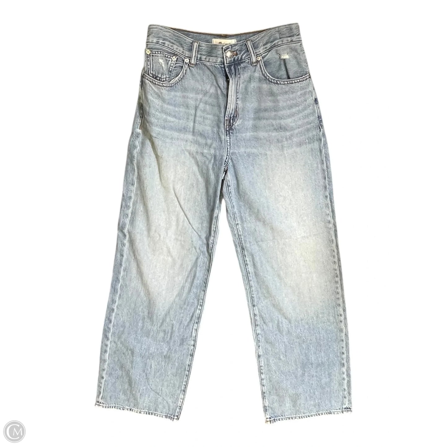 Jeans Wide Leg By Madewell In Blue Denim, Size: 2