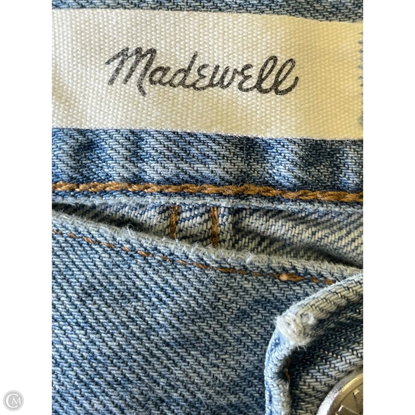 Jeans Wide Leg By Madewell In Blue Denim, Size: 2