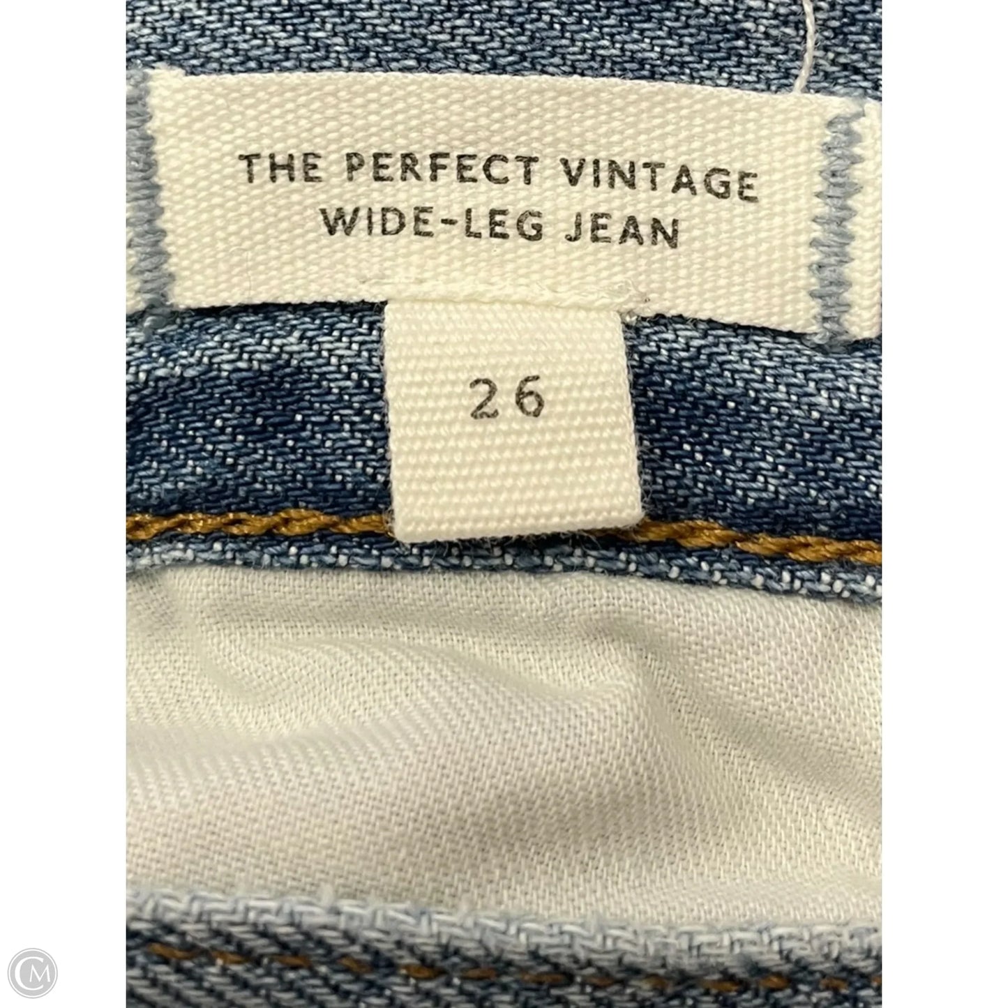 Jeans Wide Leg By Madewell In Blue Denim, Size: 2