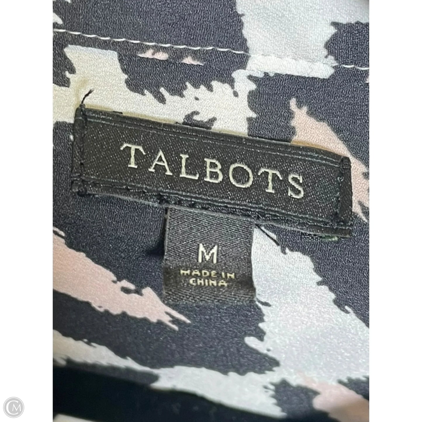 Top Long Sleeve By Talbots In Animal Print, Size: M