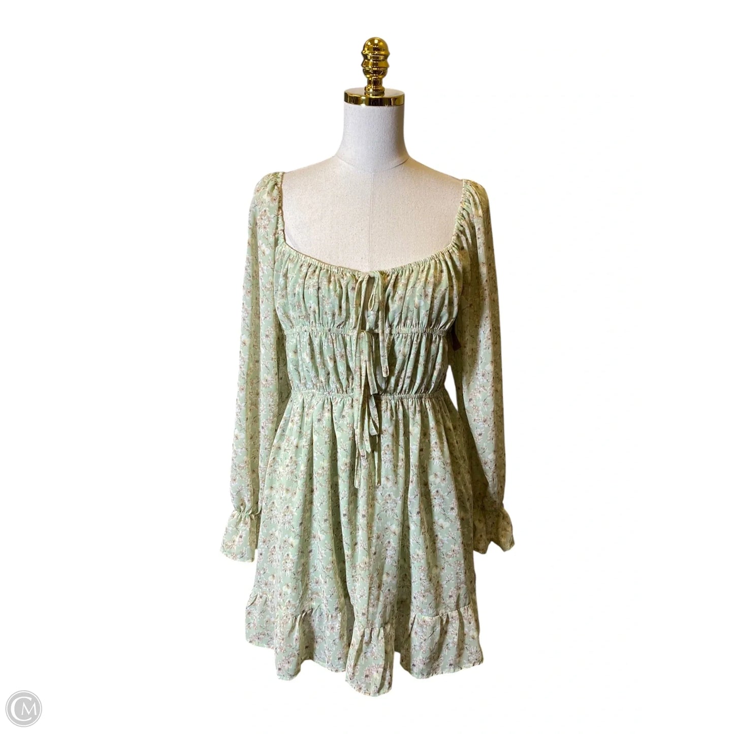 Dress Casual Midi By Clothes Mentor In Floral Print, Size: M