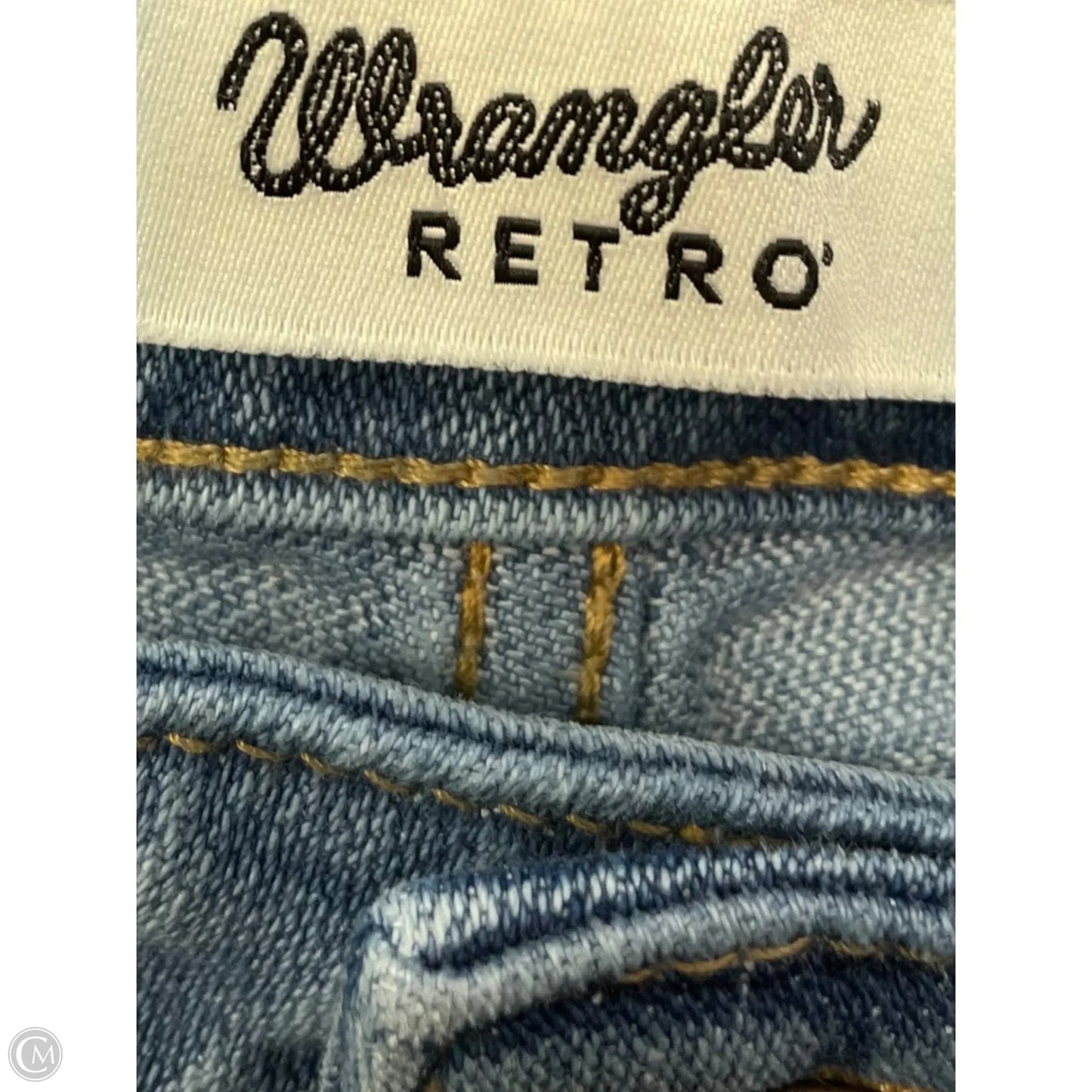 Jeans Boot Cut By Wrangler In Blue Denim, Size: 8