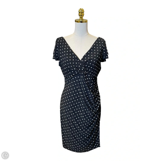 Dress Casual Midi By Anne Klein In Polkadot Pattern, Size: 10