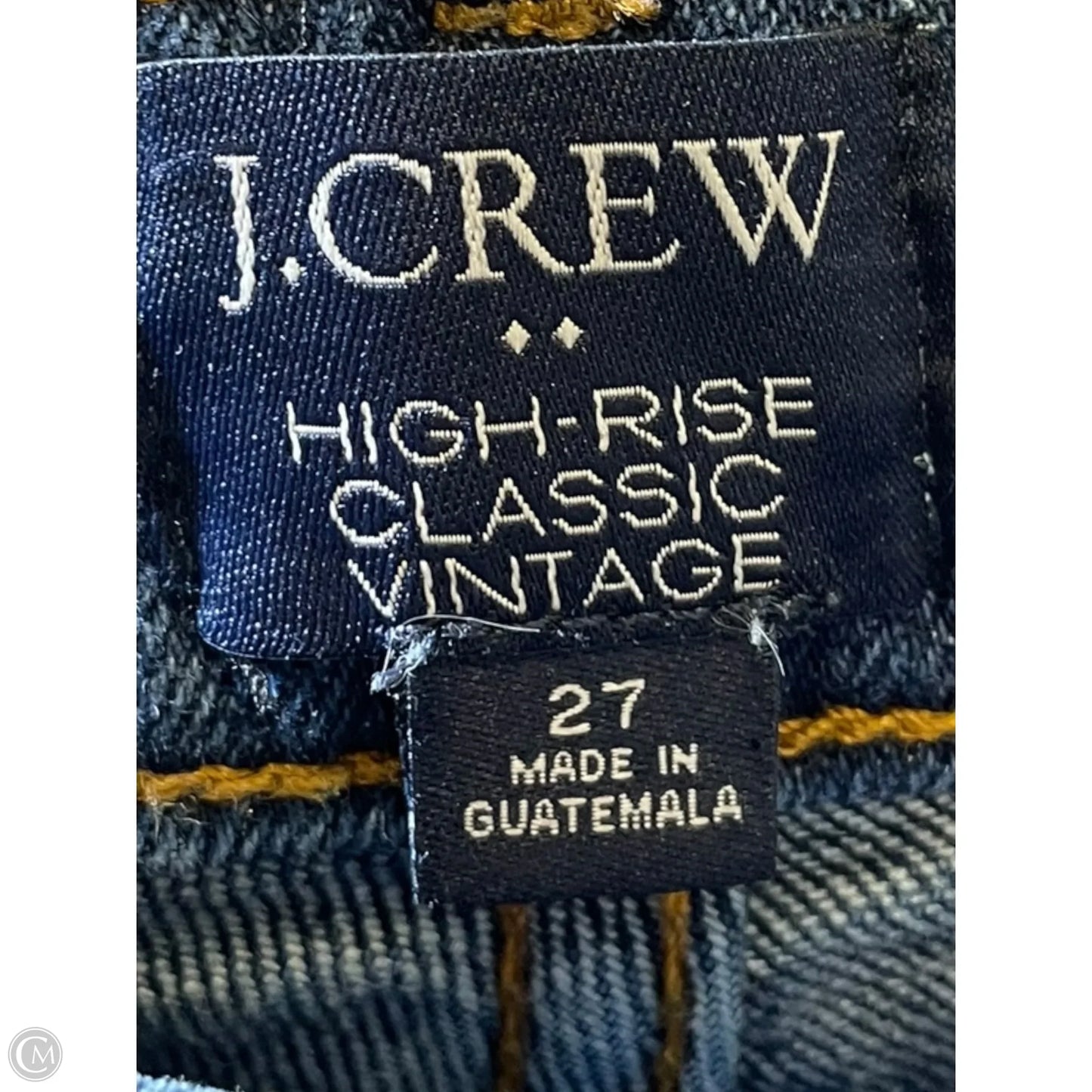 Jeans Straight By J. Crew In Blue Denim, Size: 4