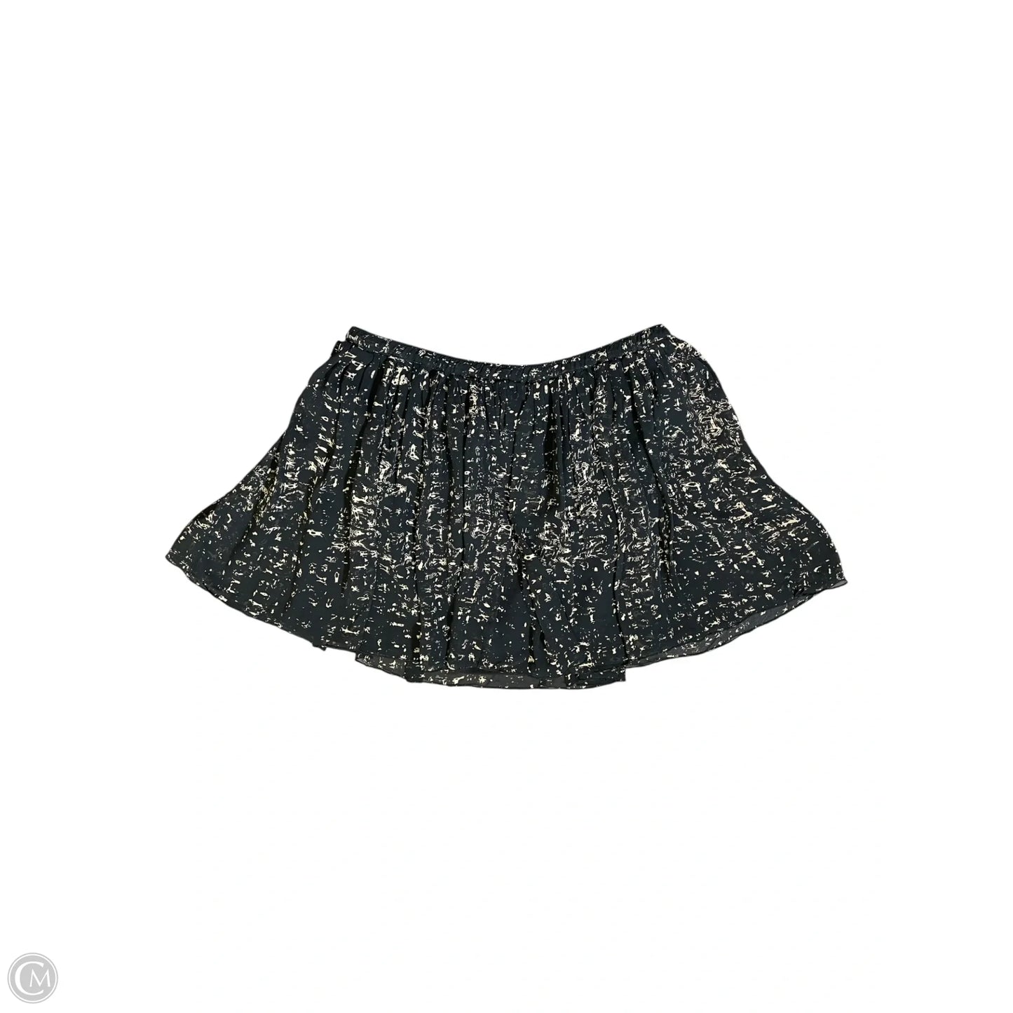 Skirt Midi By Clothes Mentor In Black & Tan, Size: M