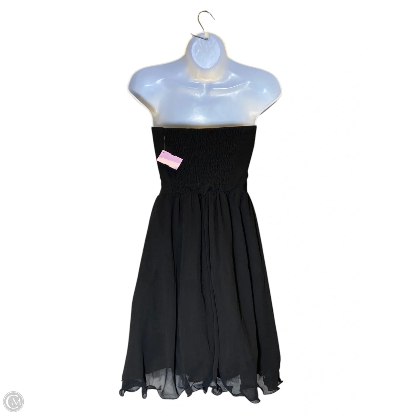 Dress Party Midi By Clothes Mentor In Black & Grey, Size: 6