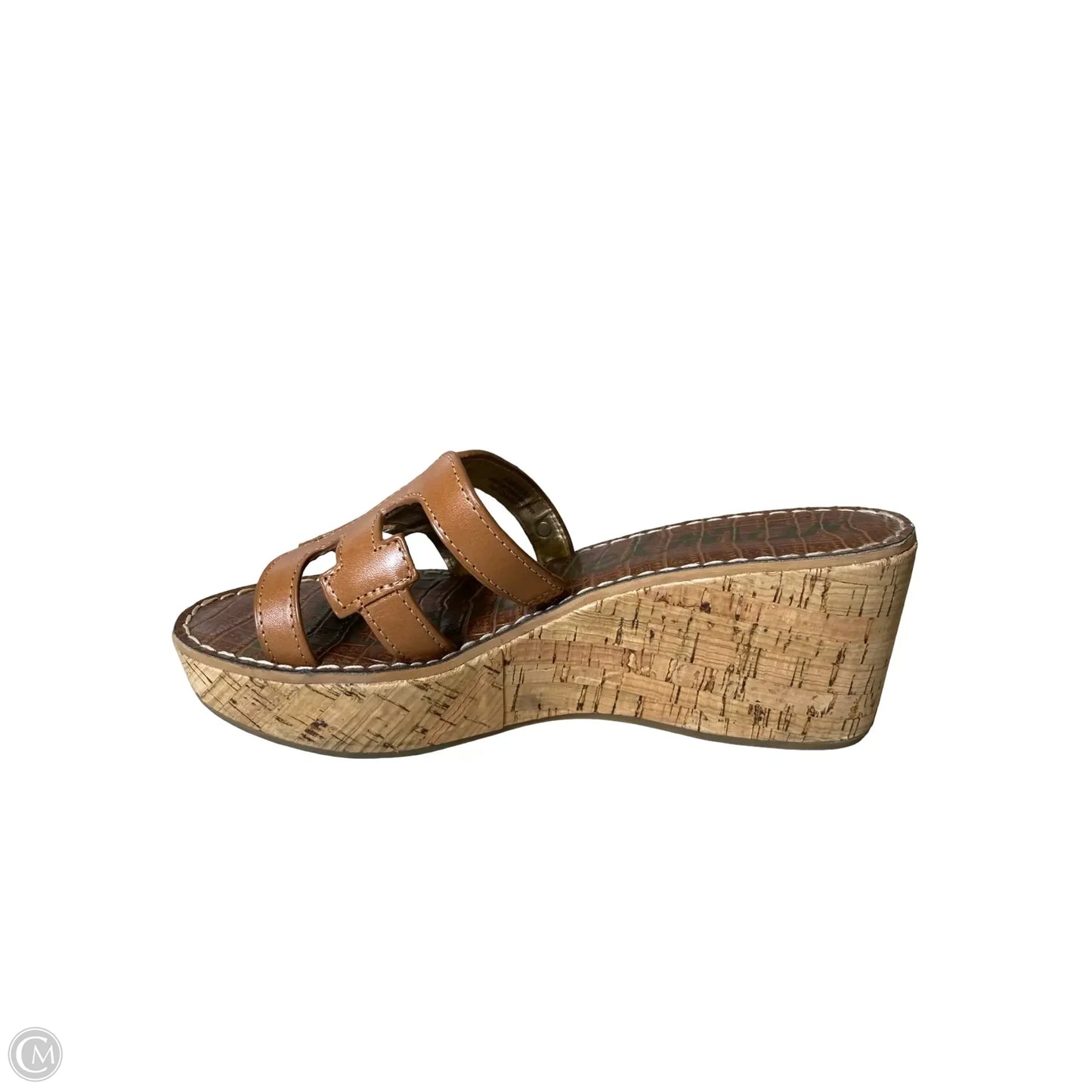 Shoes Heels Wedge By Sam Edelman In Brown, Size: 8.5