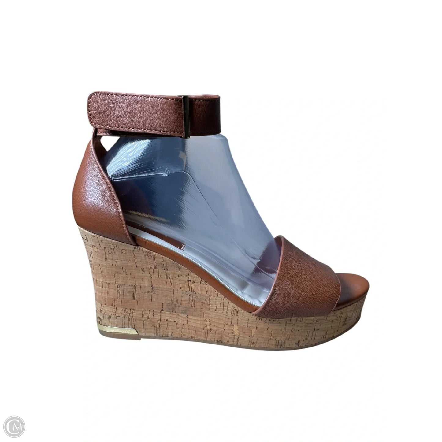 Shoes Heels Wedge By Franco Sarto In Brown, Size: 8.5