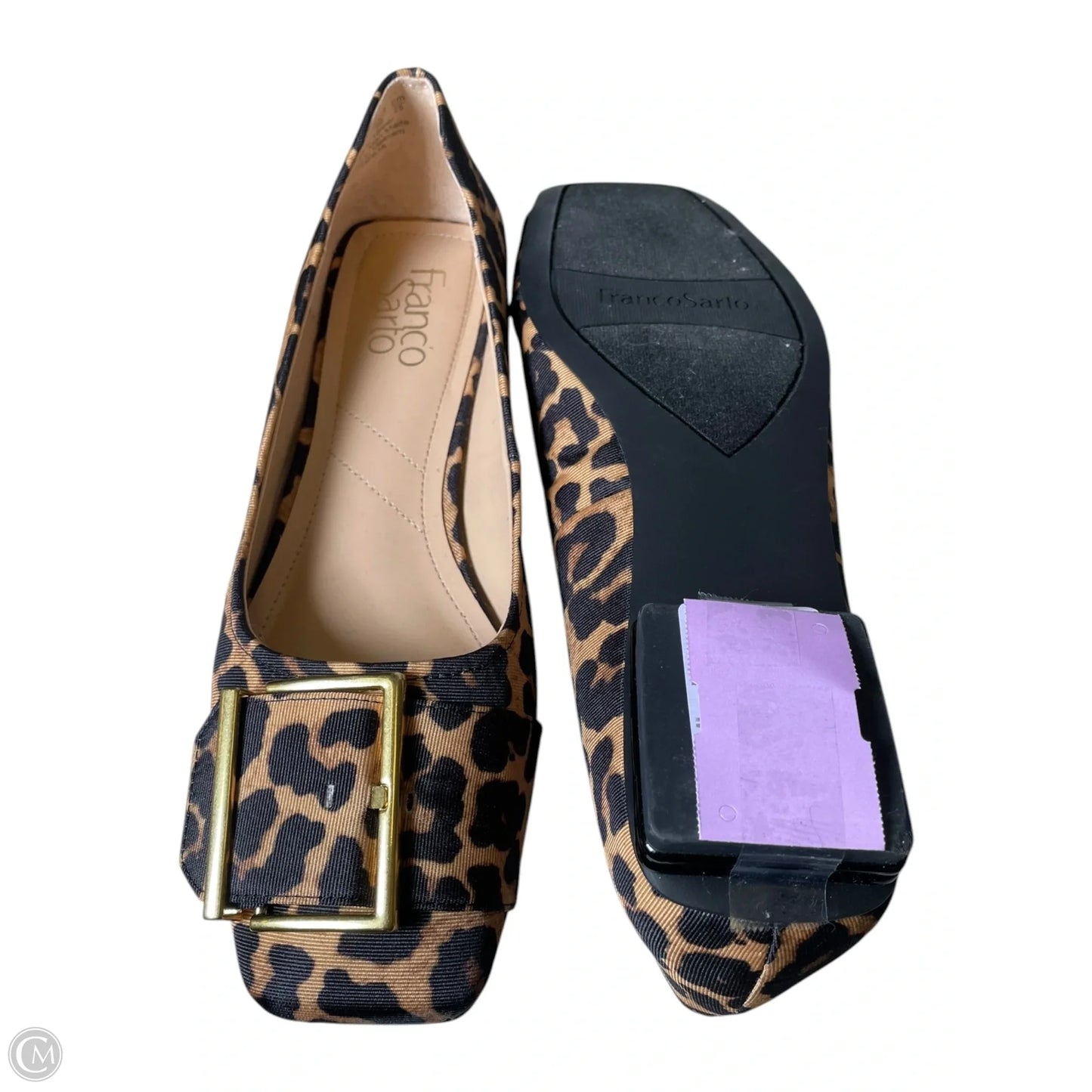 Shoes Flats By Franco Sarto In Animal Print, Size: 8.5