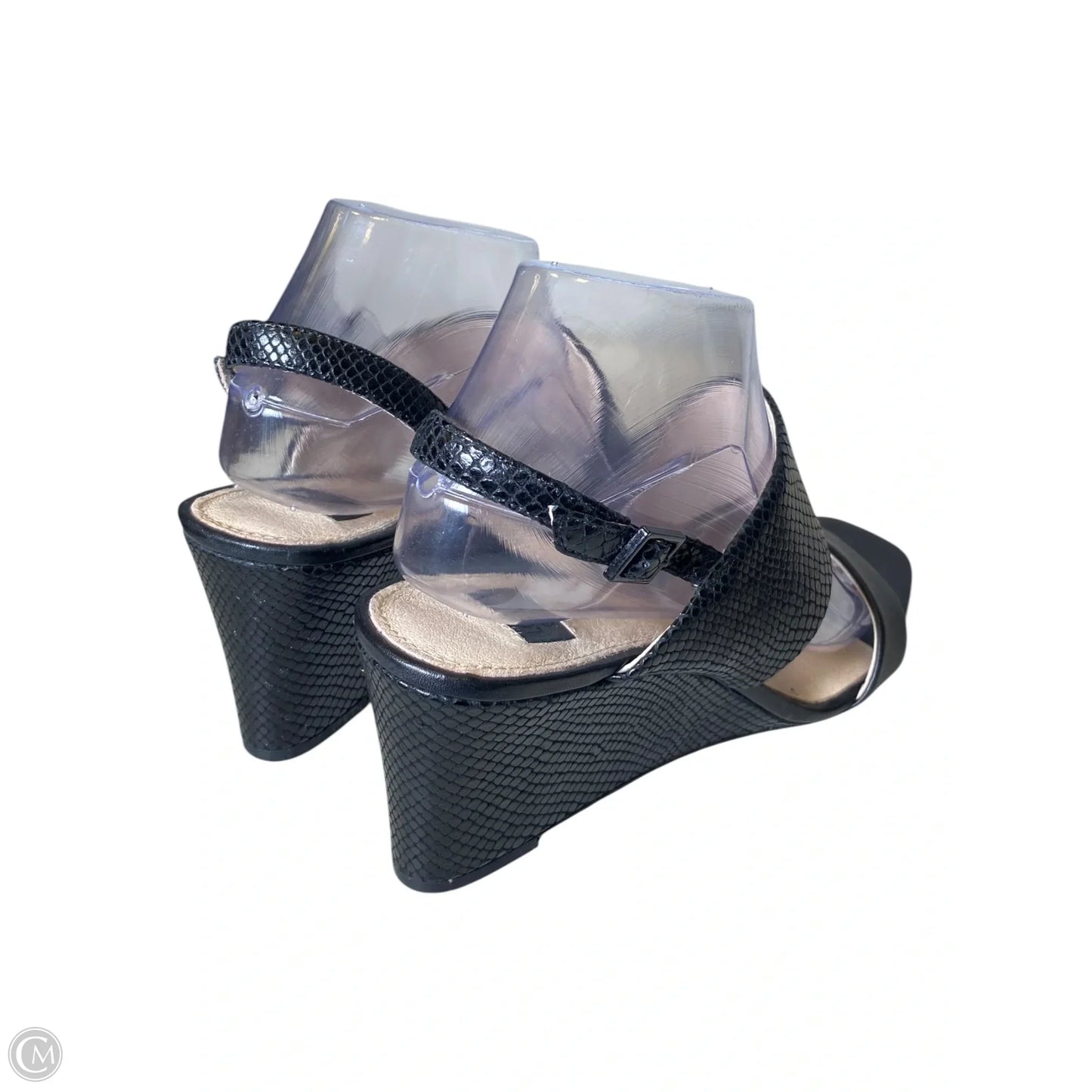 Shoes Heels Wedge By Louise Et Cie In Black, Size: 9