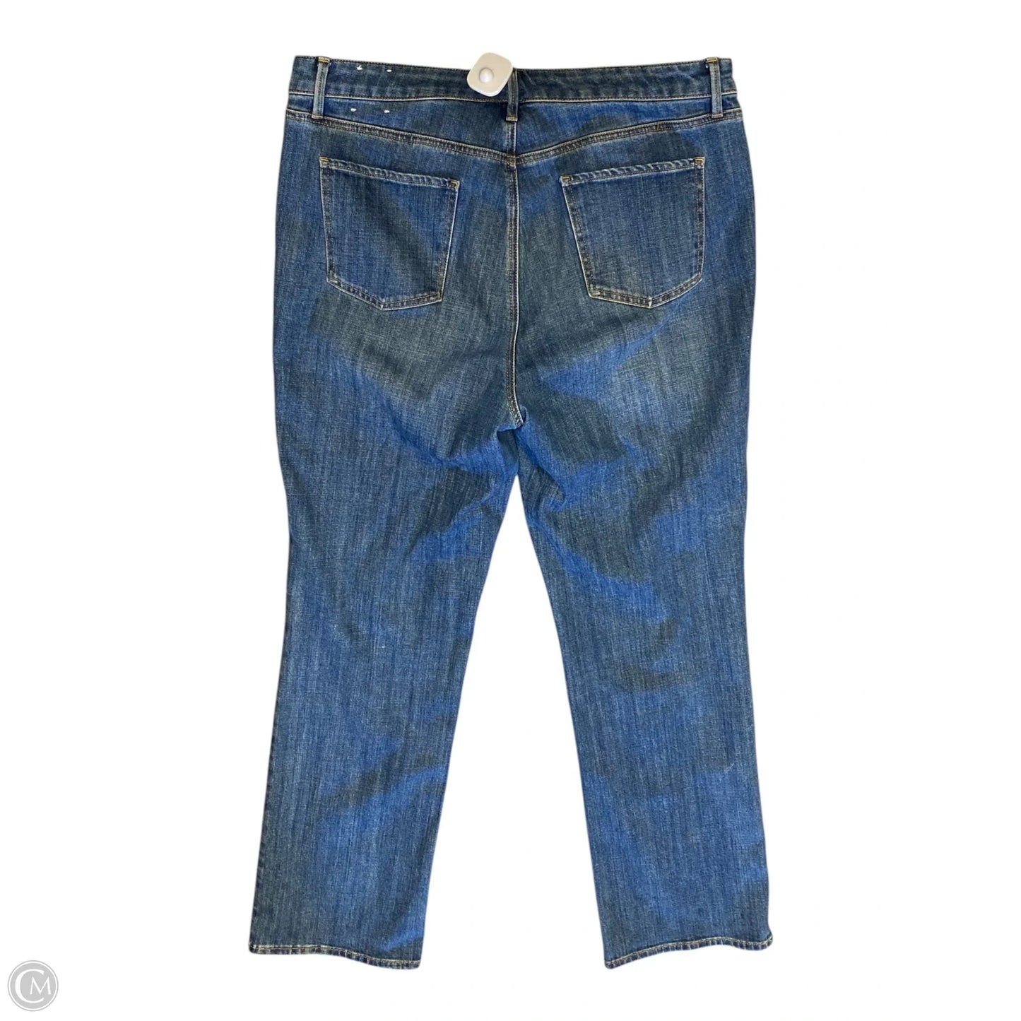 Jeans Boot Cut By Talbots In Blue Denim, Size: 14