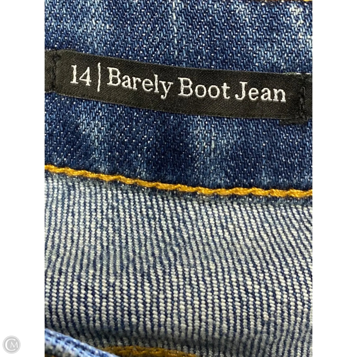 Jeans Boot Cut By Talbots In Blue Denim, Size: 14