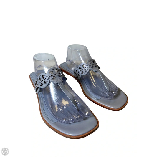Sandals Designer By Tory Burch In Blue, Size: 11