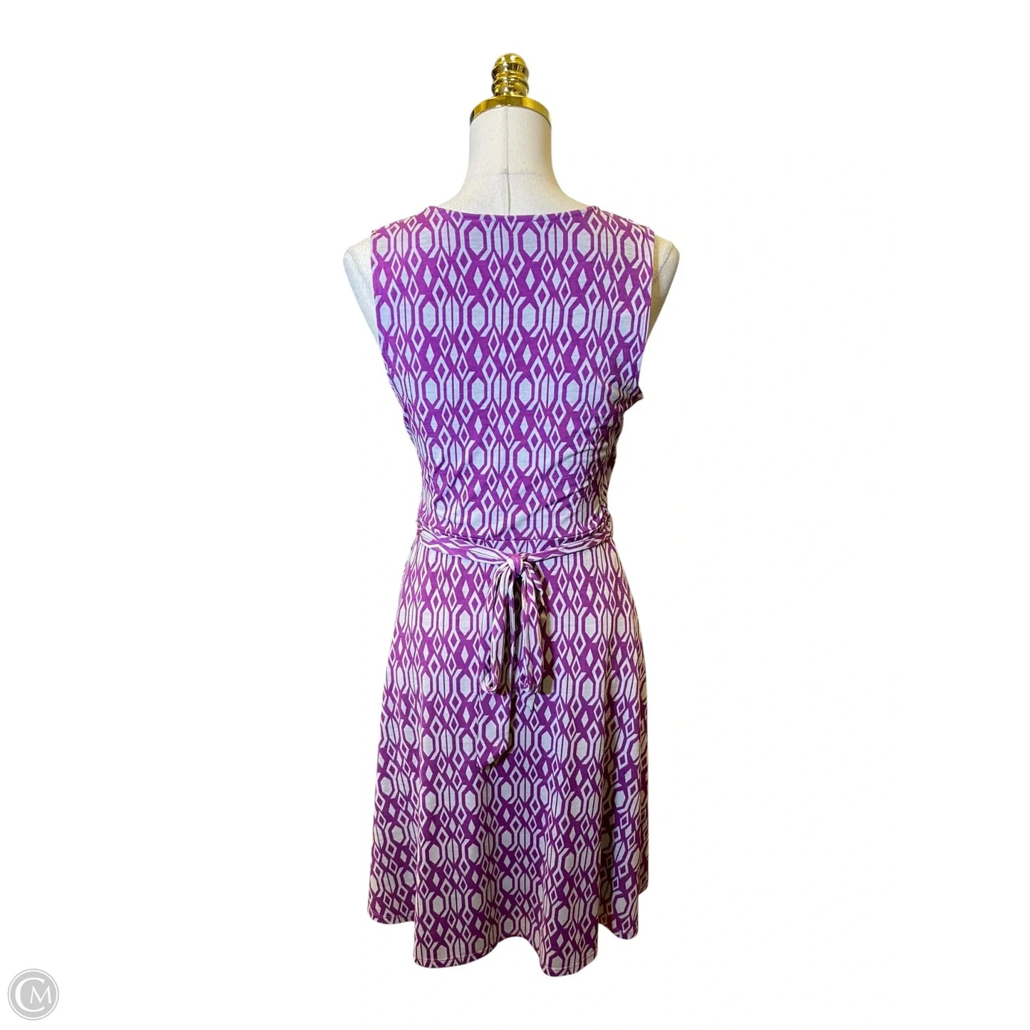 Dress Casual Midi By 41 Hawthorn In Grey & Purple, Size: S