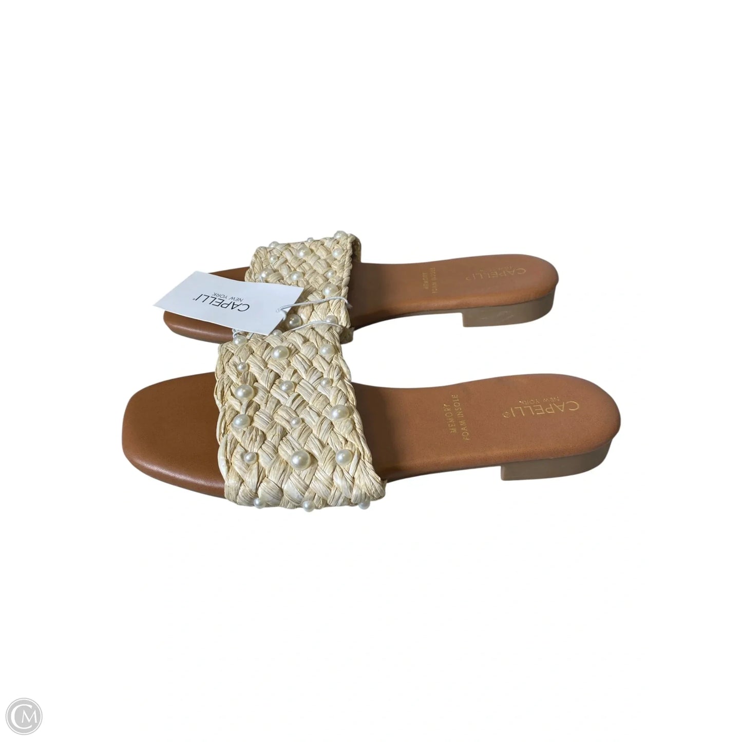 Sandals Flats By Capelli In Beige, Size: 7