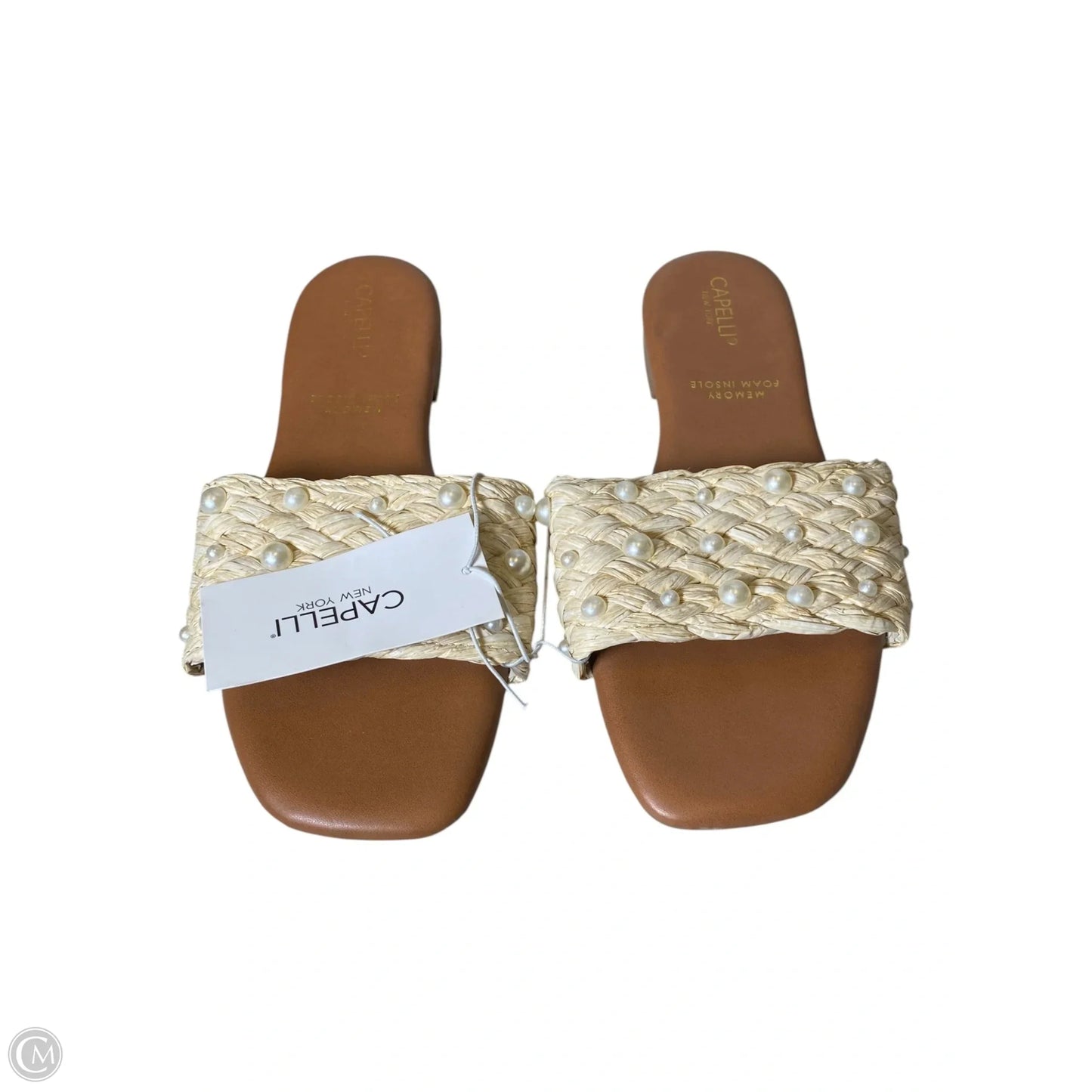Sandals Flats By Capelli In Beige, Size: 7