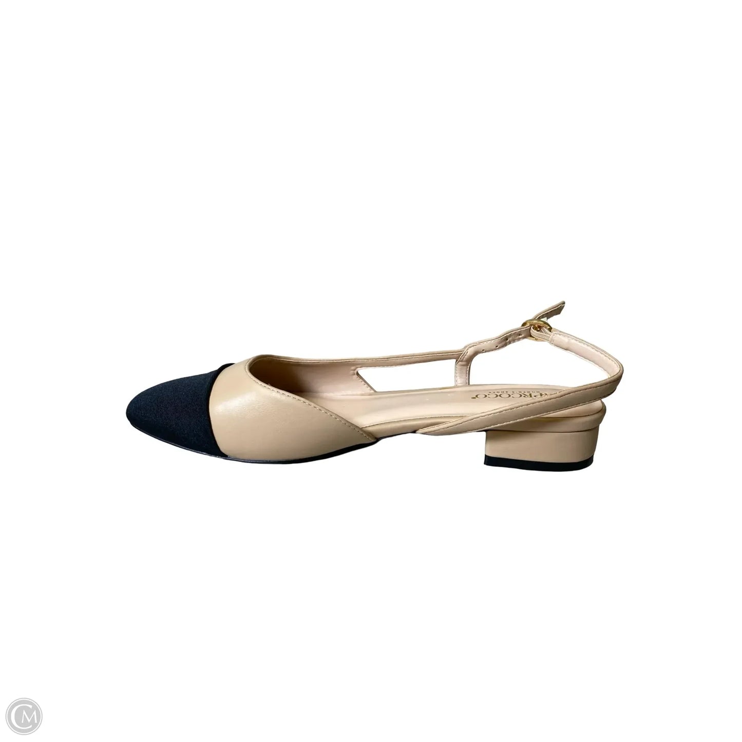 Shoes Flats By Clothes Mentor In Black & Tan, Size: 9.5