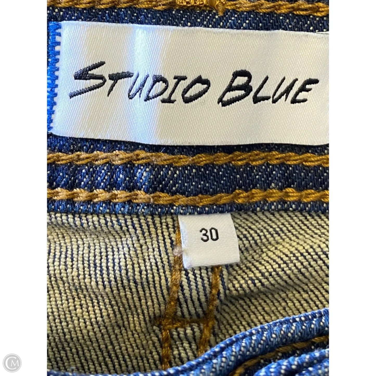 Shorts By Studio Blue In Blue Denim, Size: 30