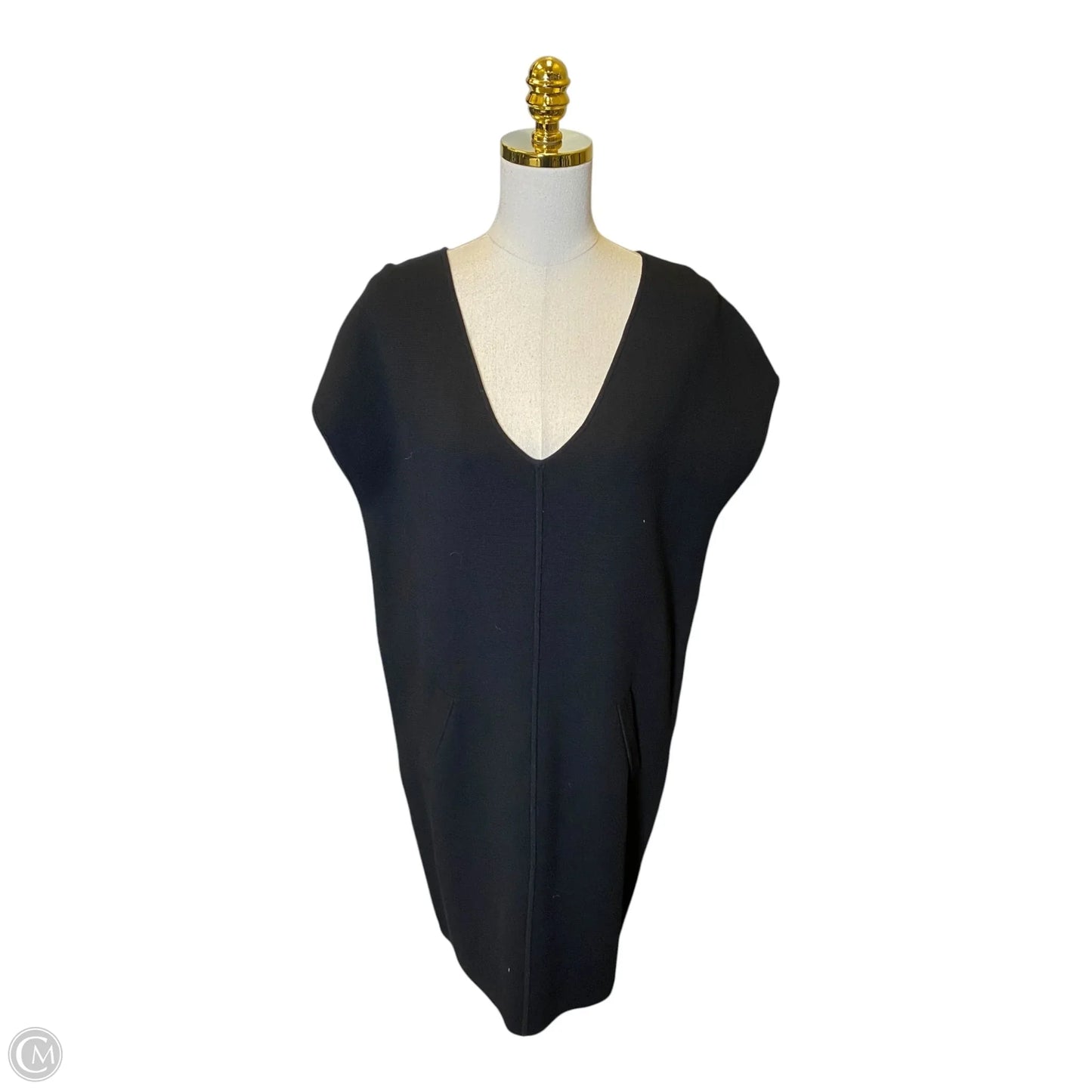 Dress Casual Midi By Banana Republic In Black, Size: M