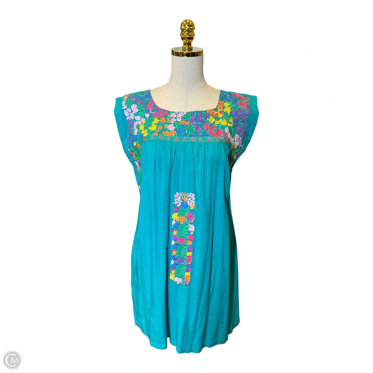 Dress Casual Midi By J.marie In Multi-colored, Size: M