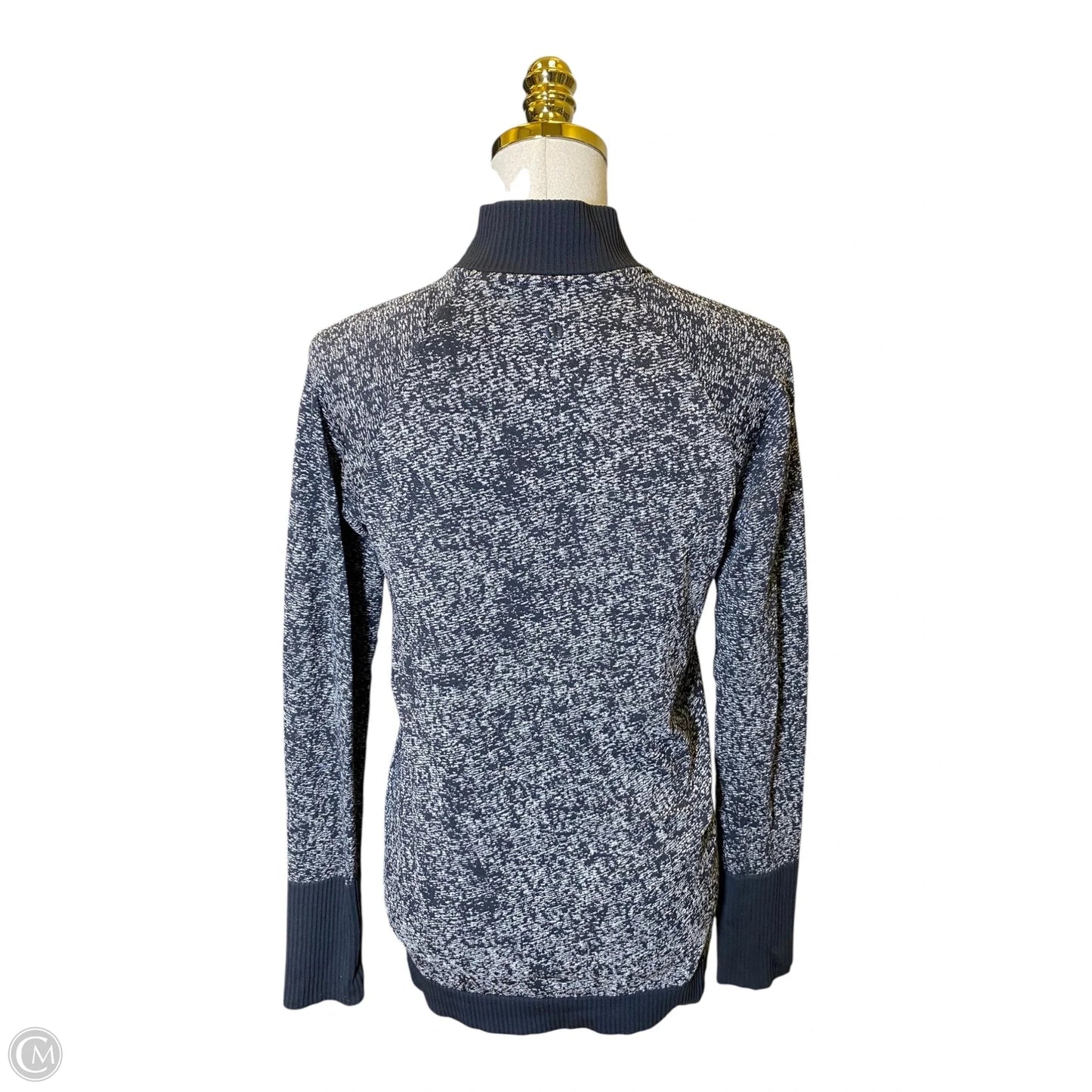 Top Long Sleeve By Lululemon In Grey, Size: M